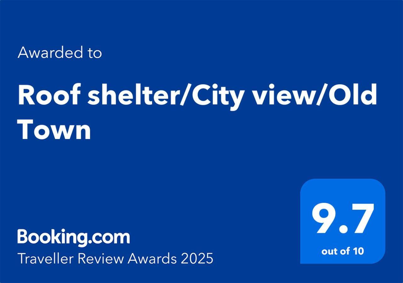 Roof Shelter City View Old Town Renovated Belgrad Exterior foto